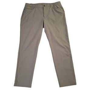 Lululemon Men's ABC Classic Fit Pant Men's 38 Beige Warpstreme LM5AQ9S